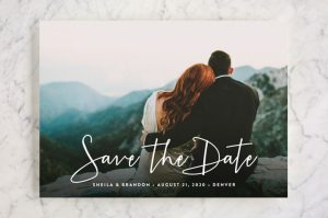 Example of Save the Date Cards