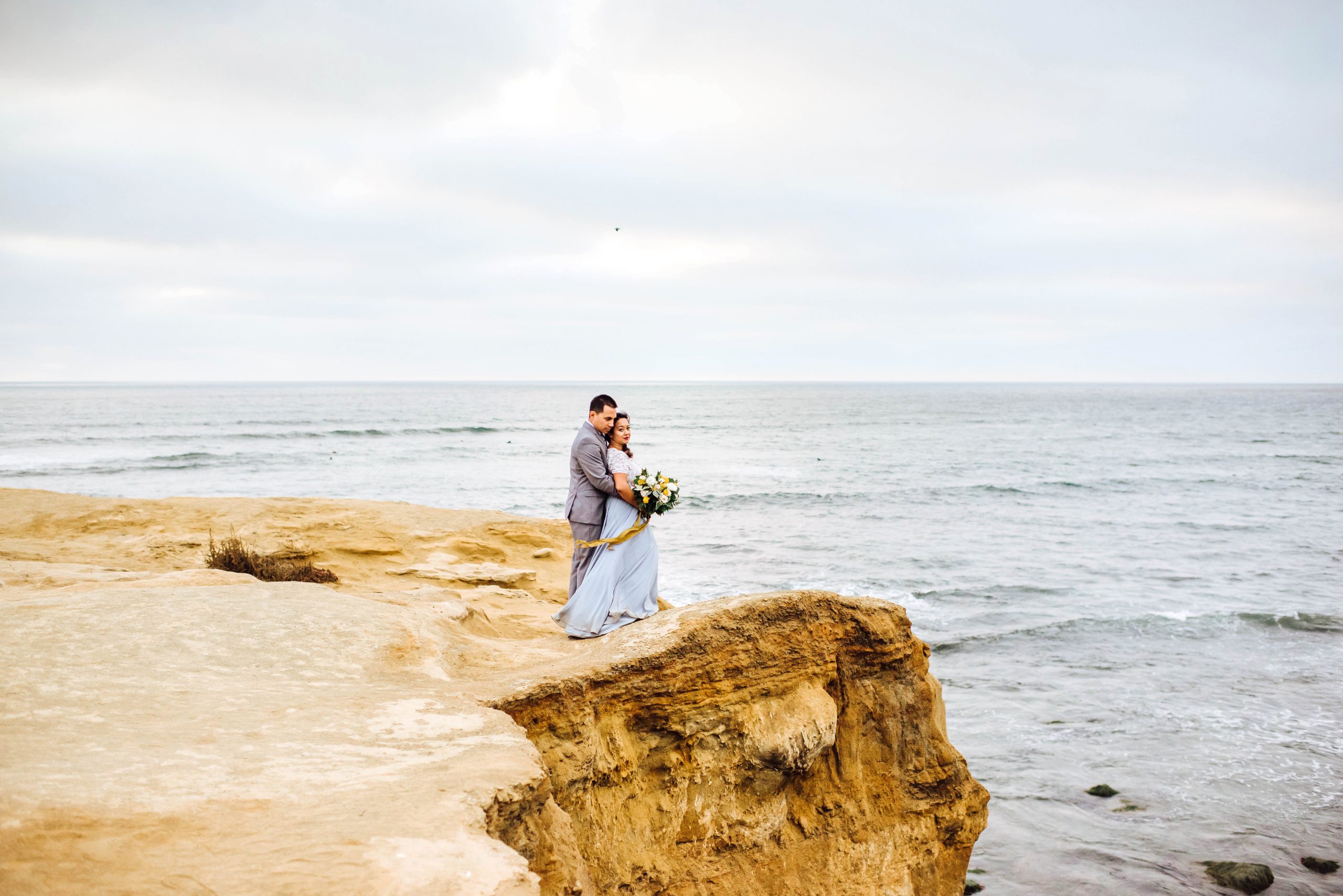 10 Year vow renewal at Sunset Cliffs in San Diego, CA